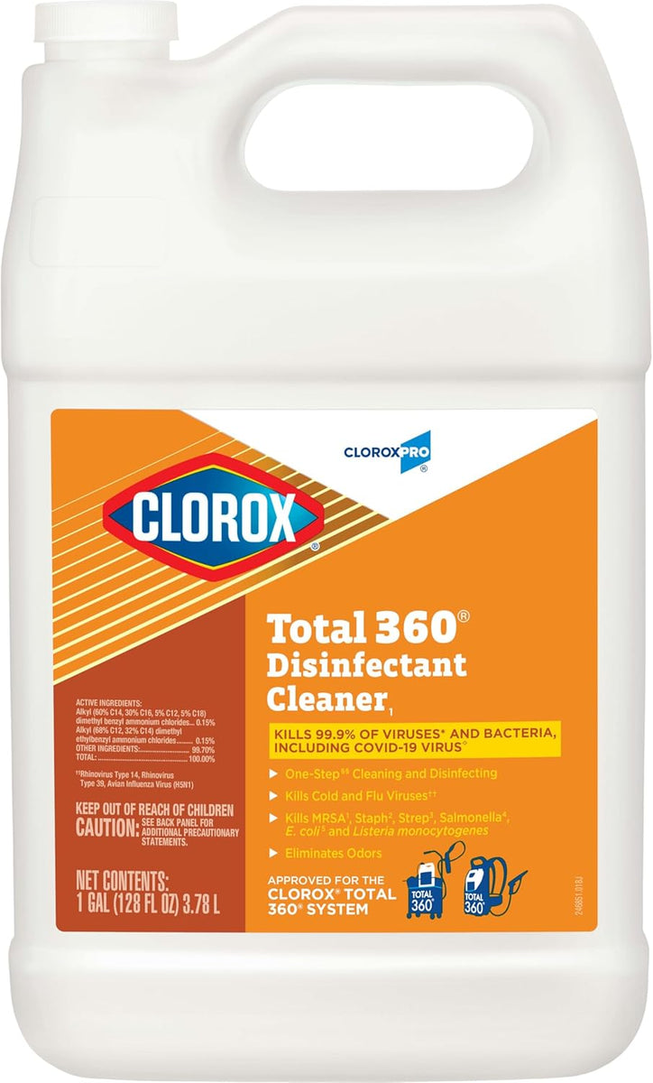 CloroxPro Clorox Total 360 Disinfectant Cleaner, 128 oz., 4/Carton ...
